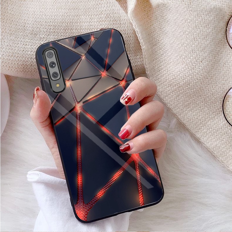 Ốp Lưng SAMSUNG GALAXY A30S, A50, A50S, A70, A7 2018 Mặt kính gương sáng bóng cao cấp