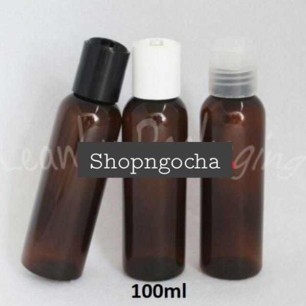 Chai Chiết Mĩ Phẩm ❤ GIÁ TỐT NHẤT ❤ Chai nhựa pet nắp nhấn 100ml,50ml,30ml,20ml chiết mỹ phẩm , phụ kiện du lịch