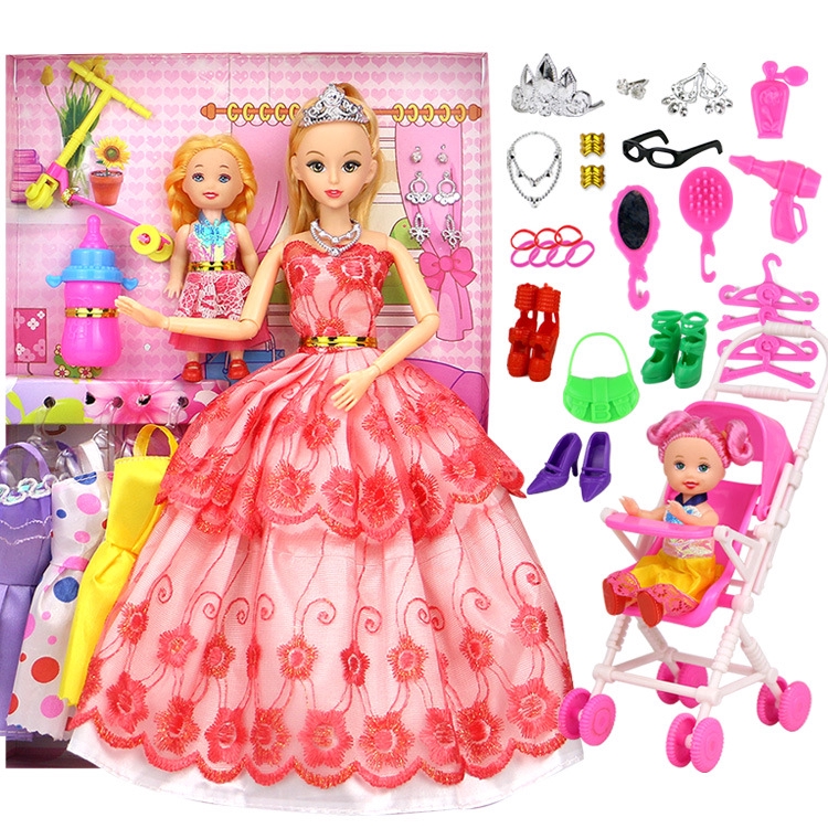 Set 58 Đồ Chơi Búp Bê Barbie Xinh Xắn