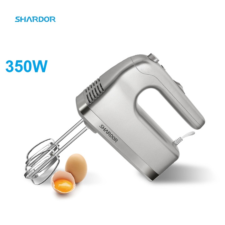 [GIÁ SỐC - HÀNG CHÍNH HÃNG] Máy đánh trứng và làm bánh cầm tay cao cấp 5 tốc độ Shardor HM315S, công suất 350W