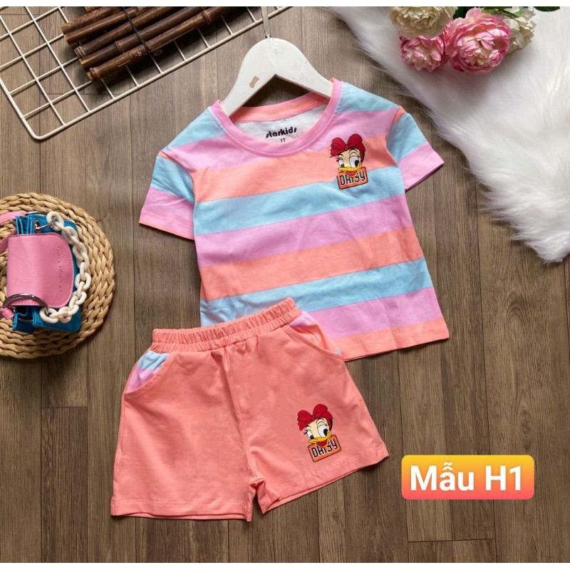 [Chính hãng StarKids size 10-70kg] Đồ bộ cho mẹ và bé gái , bé trai siêu xinh 100% cotton chính phẩm mềm mịn