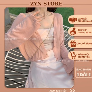 Áo khoác crotop mỏng cardigan, mang đi biển hoặc đi chơi, đơn giản, dễ phối đồ, phù hợp nhiều phong cách