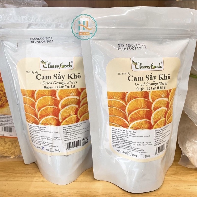 Cam thái lát sấy khô Classy foods 100g