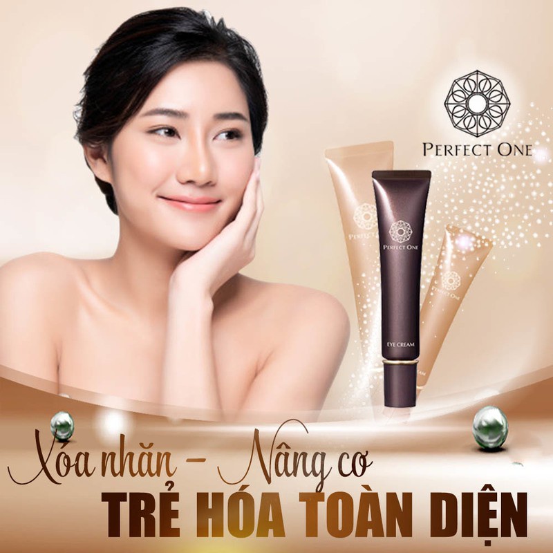 KEM DƯỠNG MẮT PERFECT ONE GIÚP MỜ THÂM MẮT, GIẢM NẾP NHĂN- SP EYE CREAM 15G