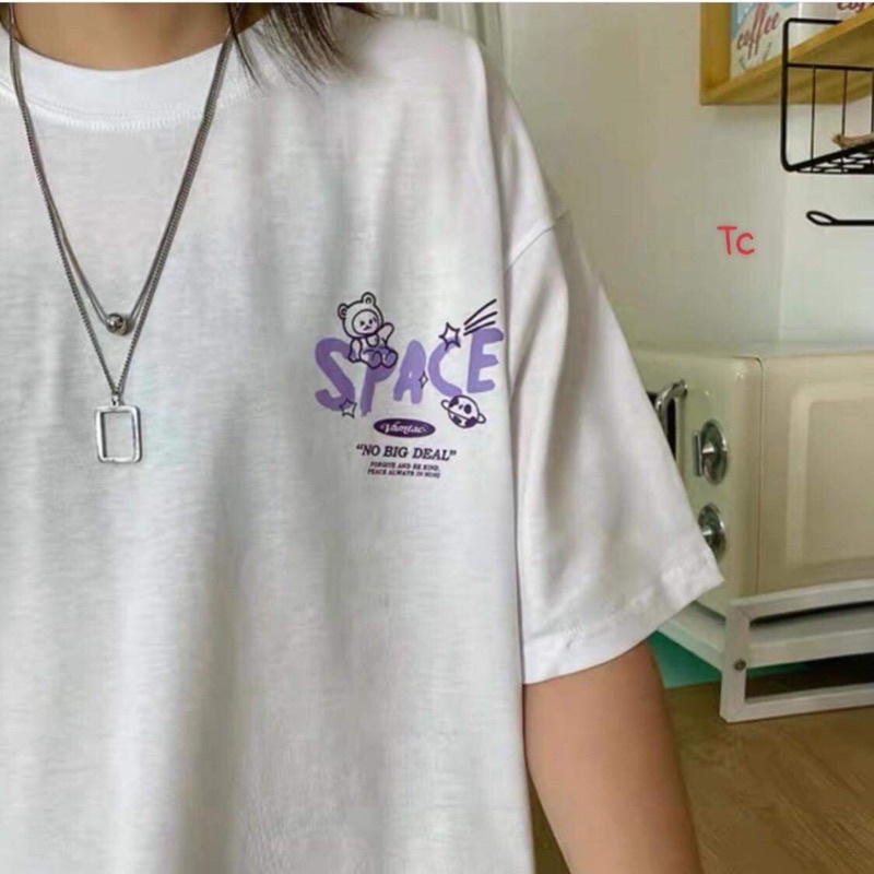 Áo thun tay lỡ speace TC12