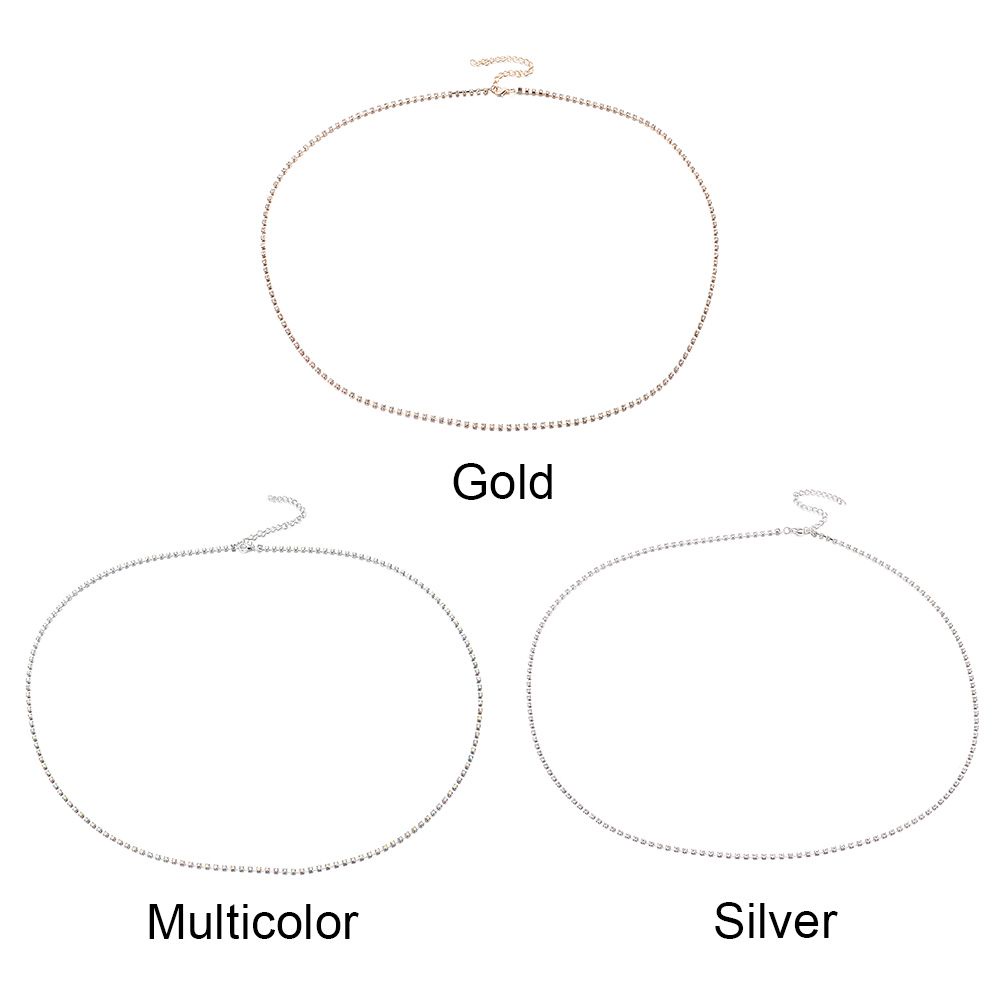 Dây chuyền đeo bụng bằng hợp kim nhiều màu sắc thời trang sành điệu cho nữ