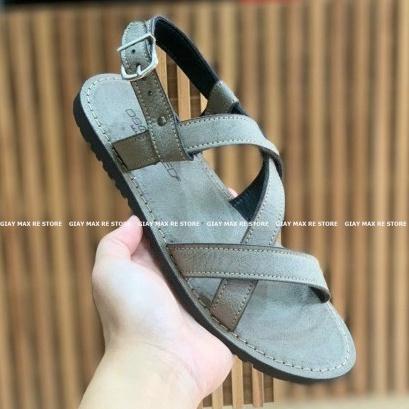 Dép SANDAL DS.QUARED2 Nam Quai Hậu Da Ngựa Nhập Khẩu Nguyên Tấm Đế Cao Su Đúc Xăng Đan Chính Hãng