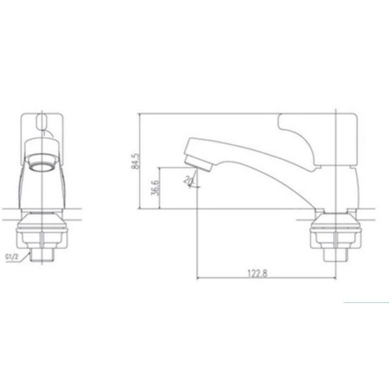 Vòi chậu rửa mặt INAX riêng lạnh (vòi lavabo rửa mặt INAX riêng lạnh)