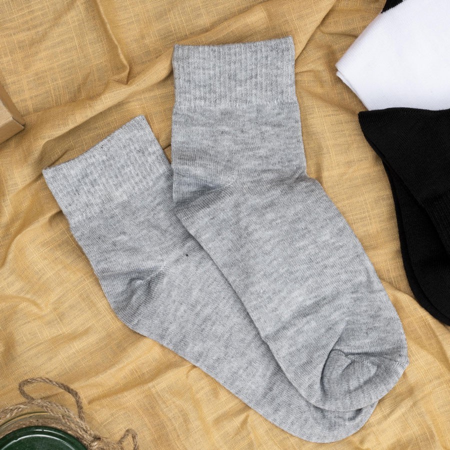 Tất cổ cao nam nữ trơn màu, vớ cao cổ unisex chất liệu cotton thoáng mát, êm chân -TAT-TRONCAO-VNXK
