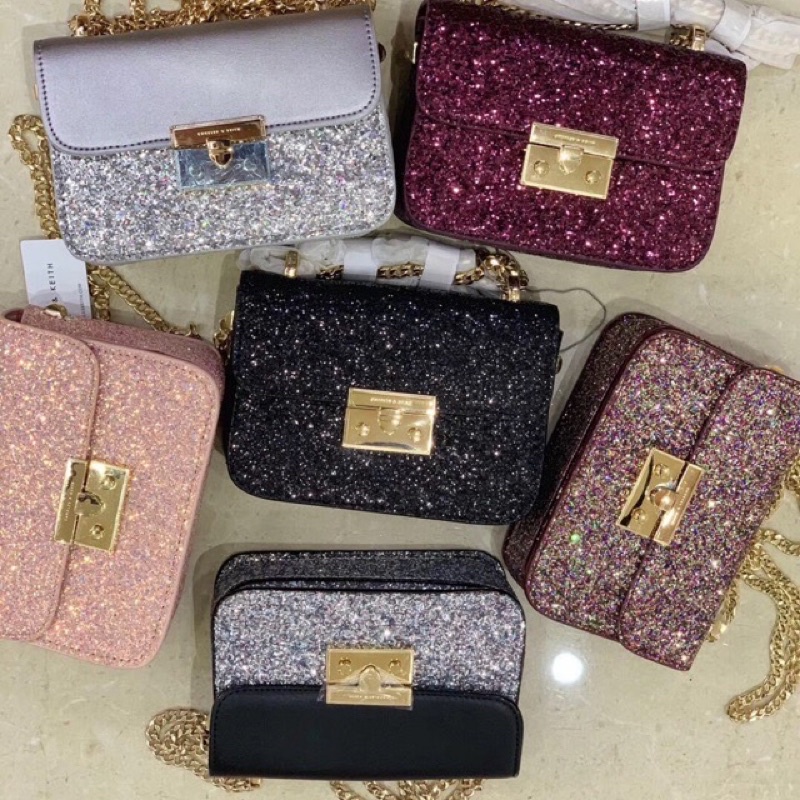 Túi cnk bling bling kim tuyến ngọc trinh Hàng aut tuồn SALE