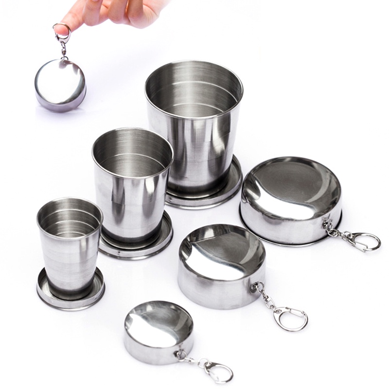 ☼Mới☼ Cốc Silicone Uống Nước Đa Năng Có Thể Gấp Gọn Mang Đi Du Lịch Tiện Lợi
