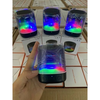 Loa Bluetooth Mini E3052 Có Đèn Led RGB Siêu Đẹp- Loa Trong Suốt- Bảo Hành 12 Tháng