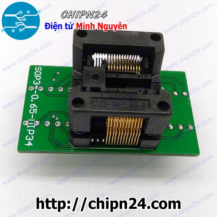 [1 CÁI] Đế nạp IC dán SSOP24 - 0.65mm