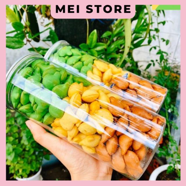 Bánh Gấu Nhân Kem Mix 3 Màu Thơm Giòn Ngon 420g