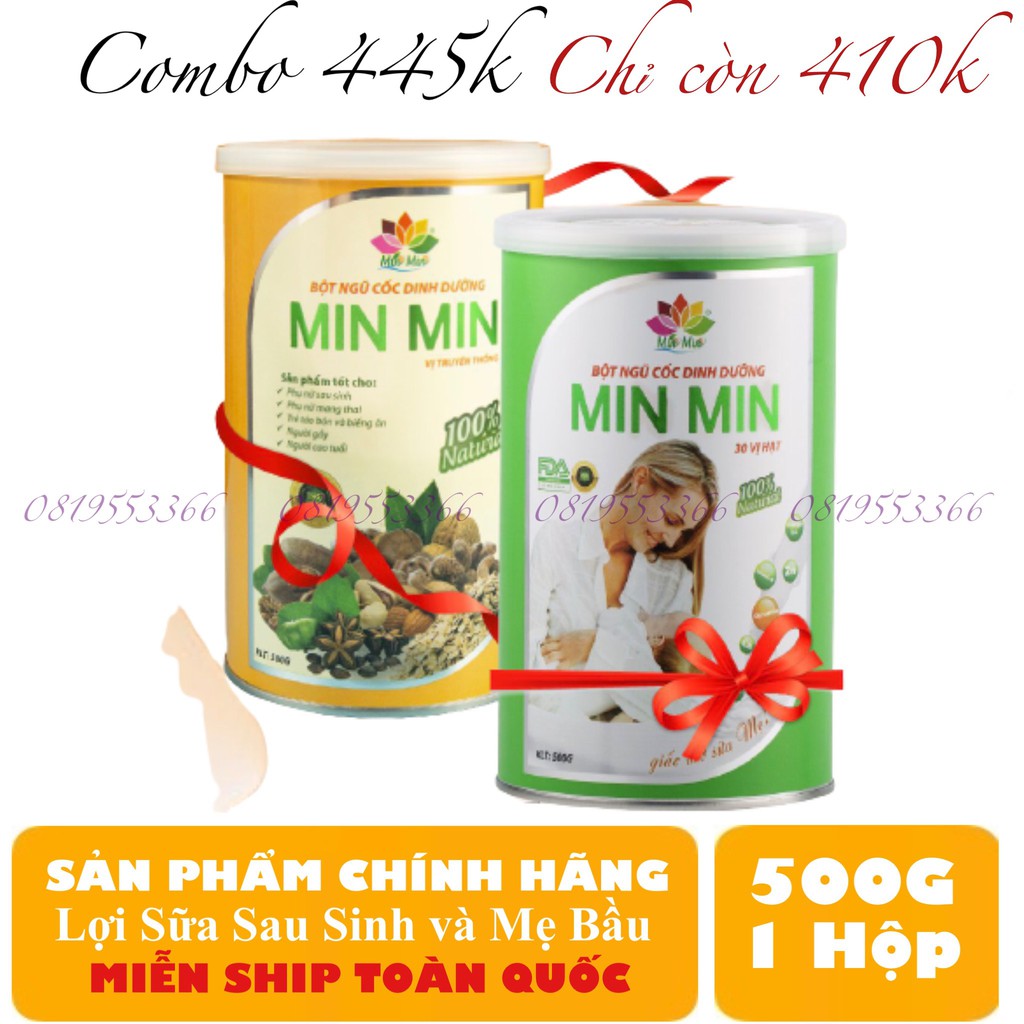 [COMBO] Ngũ cốc Minmin 29 hạt và 30 hạt