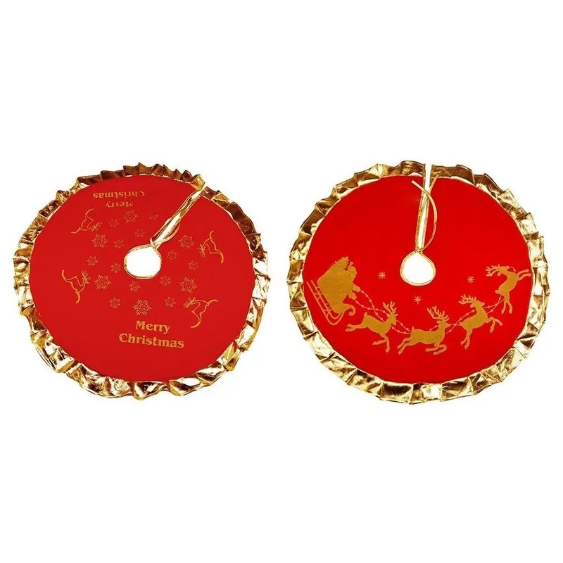 Tấm thảm lót quanh cây thông noel họa tiết bông tuyết dễ thương bắt mắt trang trí giáng sinh