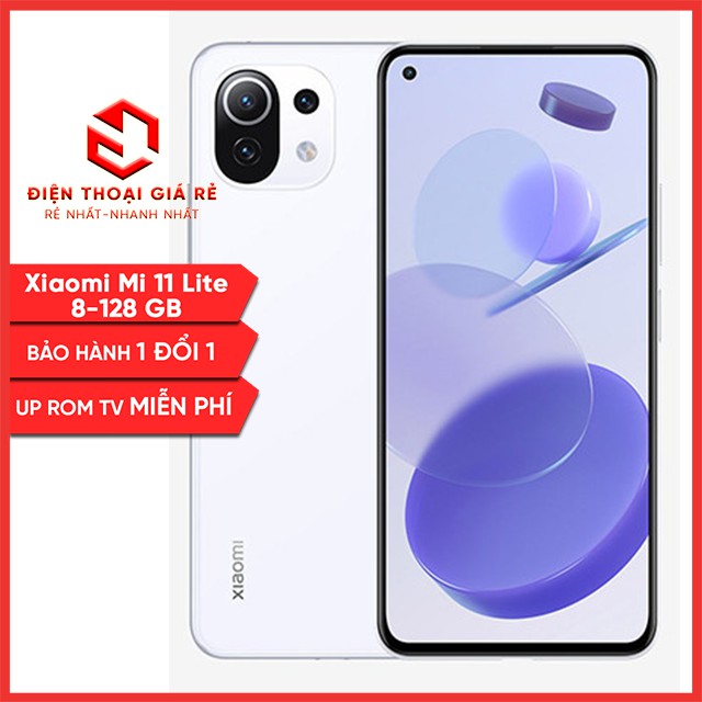 [8-128GB] Điện thoại Xiaomi Mi 11 Lite 5G, RAM 8/128GB [Giá rẻ Hà Nội, BH 3 tháng 1 đổi 1 - Tặng dán màn] | WebRaoVat - webraovat.net.vn