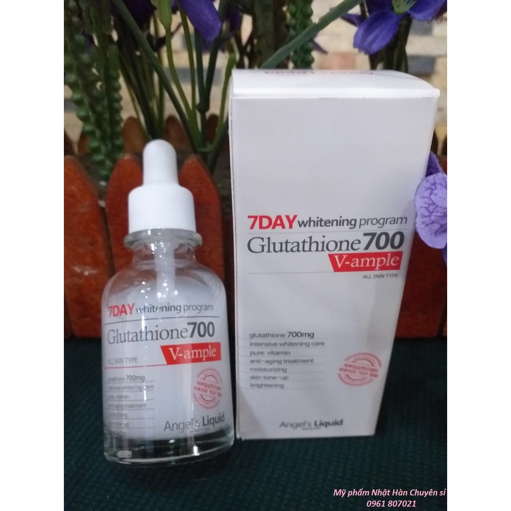 Bộ dưỡng trắng da cao cấp Glutathione 7DAY V7 Whitening Program