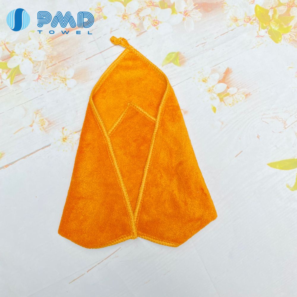 Khăn lau Microfiber 25x25 thấm hút tốt không sổ lông không phai màu giặt nhanh khô