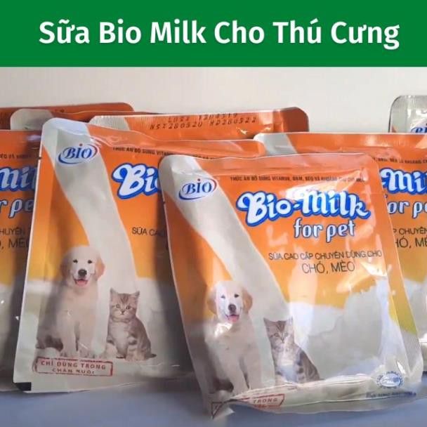 [HOT] Sữa Bio Milk Cho Chó Mèo 100gr tăng sức đề kháng, giúp các bé tăng cân nhanh