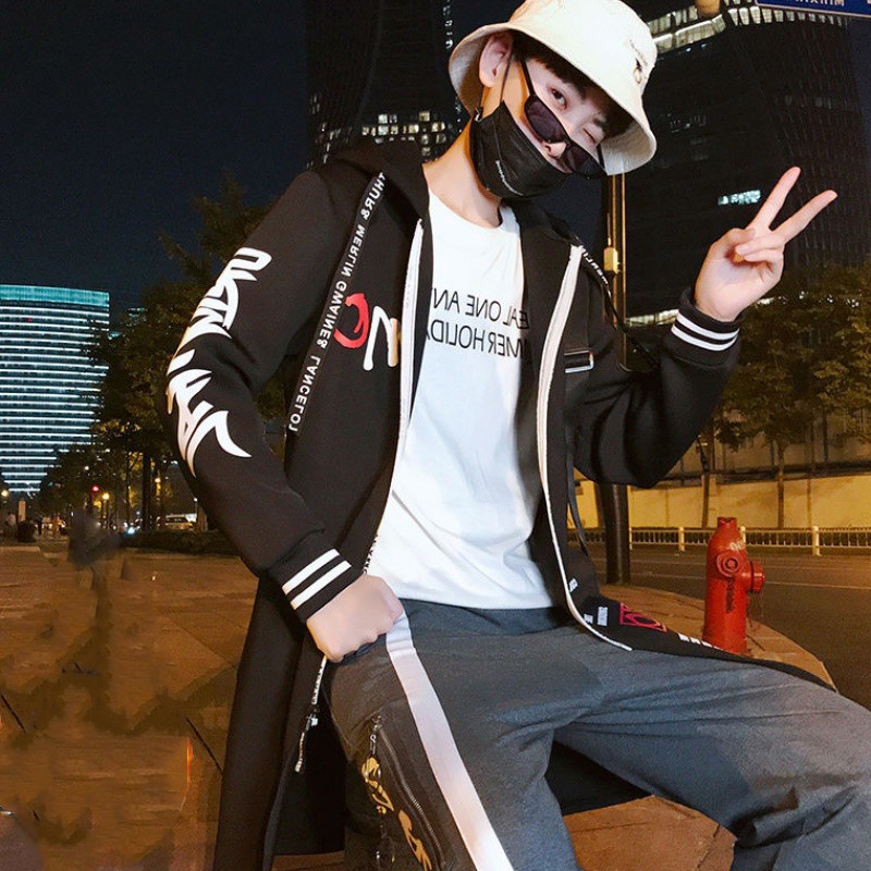 Áo Khoác Nỉ Nam Dáng Dài Thu Đông Có Mũ Trùm Đầu Phối Hoạ Tiết Chữ SEPTEMBERGIRL1989 AO KHOAC NAM 9000020 | BigBuy360 - bigbuy360.vn