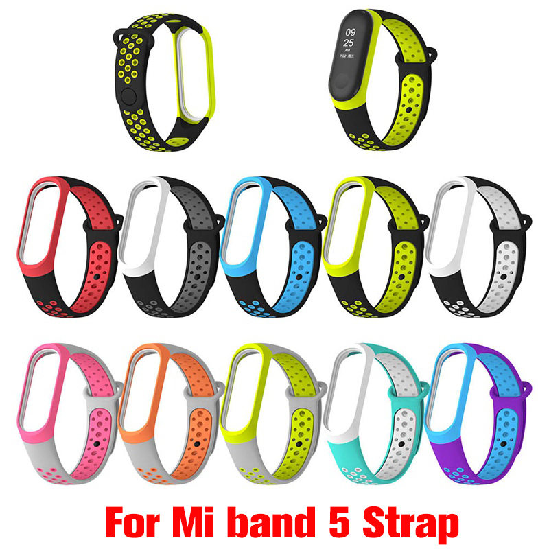 Dây đeo TPU thay thế cho Xiaomi Mi Band 5 / Mi Band 4 / Mi Band 5 / 4 / 3