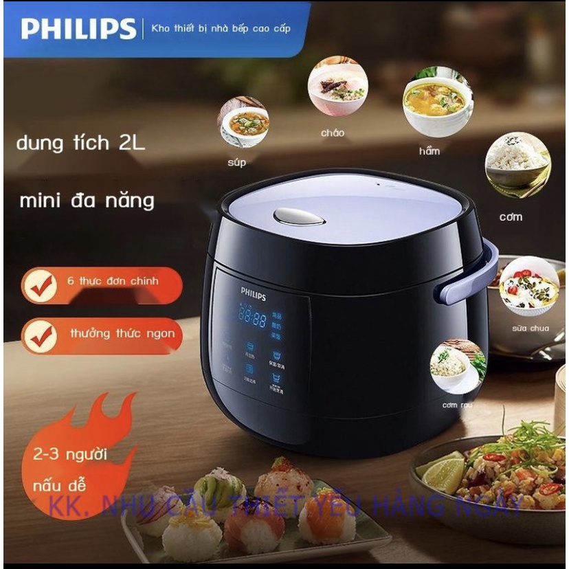 Philips / HD3060 Nồi cơm điện mini đa năng có đặt trước 2L miễn phí vận chuyển