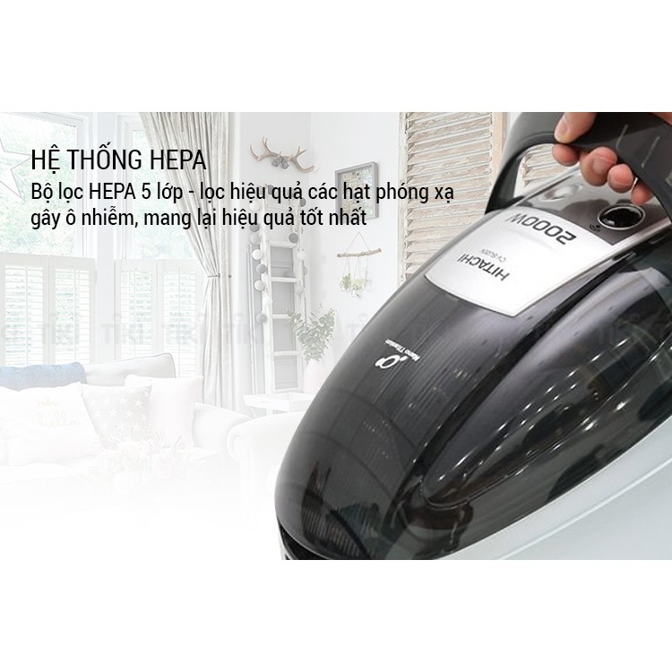 Máy Hút Bụi Hitachi CV-SU20V - Hàng Chính Hãng