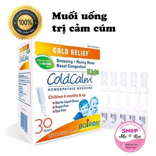 [Thanh lý] Muối uống vi lượng Boizon Coldcalm Mỹ hộp 30 ống cho bé