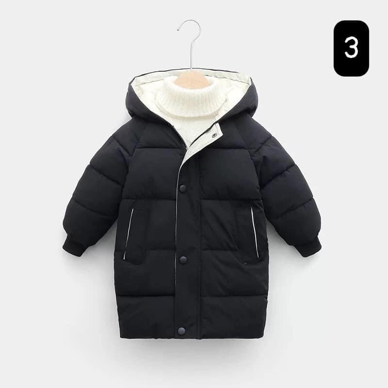 Áo Phao Dáng Dài Bé Trai Bé Gái Hàng QC Loại Đẹp