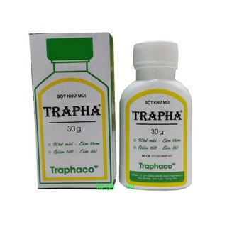 Combo 2 chai Bột khử mùi Trapha 30g - Dược Traphaco