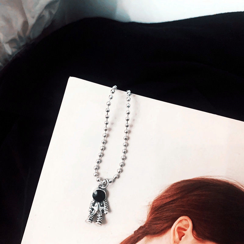 Dây Chuyền Thép Titan Mặt Hình Phi Hành Gia Thời Trang