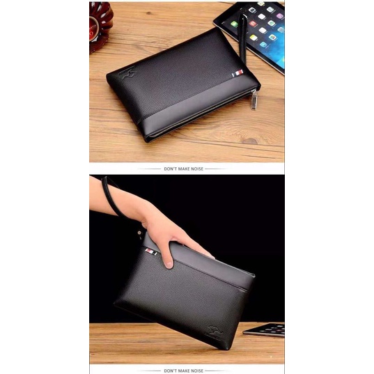 Ví Da Cầm Tay Thời Trang Doanh Nhân Cho Nam 2022