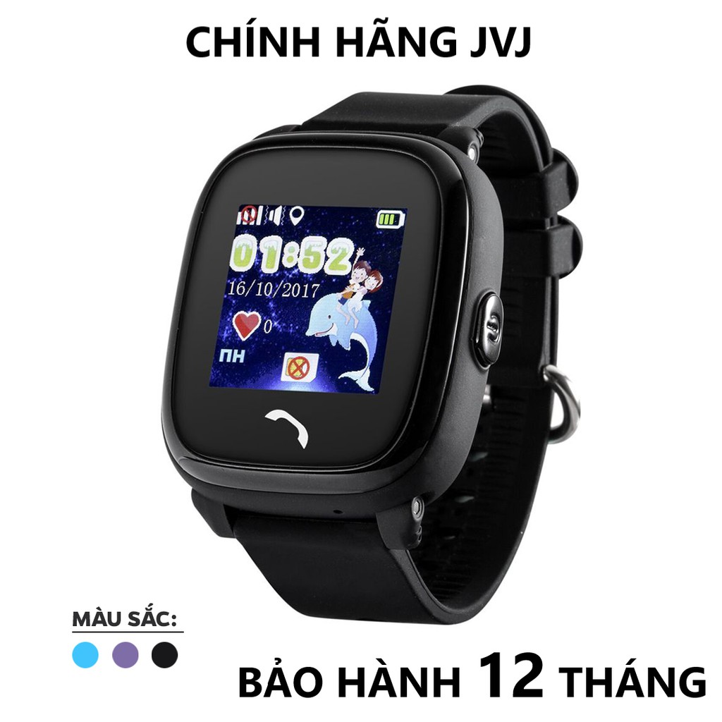 Đồng hồ định vị trẻ em DF25 JVJ - Hỗ trợ tiếng Việt lắp sim nghe gọi hai chiều