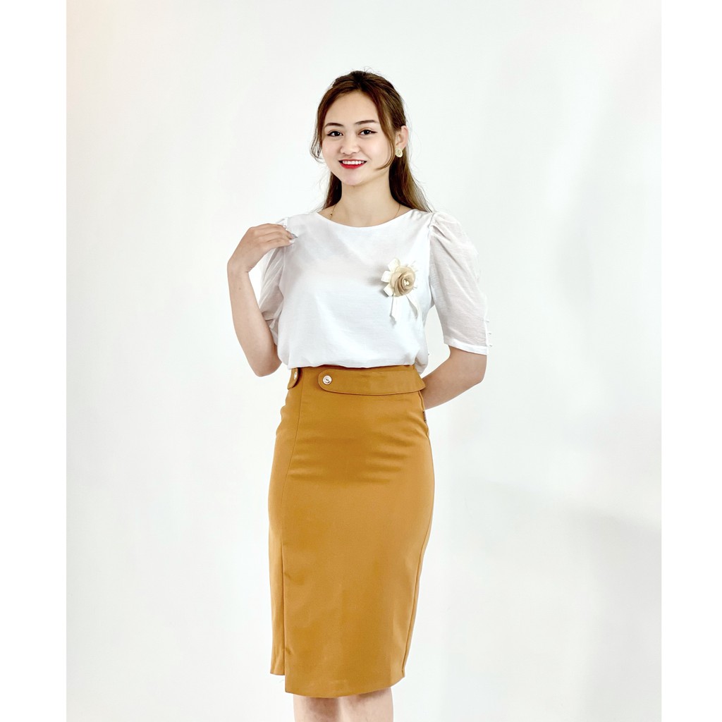 [Mã WASTUP giảm 10% tối đa 30K đơn 99K] Áo sơ mi nữ công sở tay lỡ EMVY- H8 | BigBuy360 - bigbuy360.vn