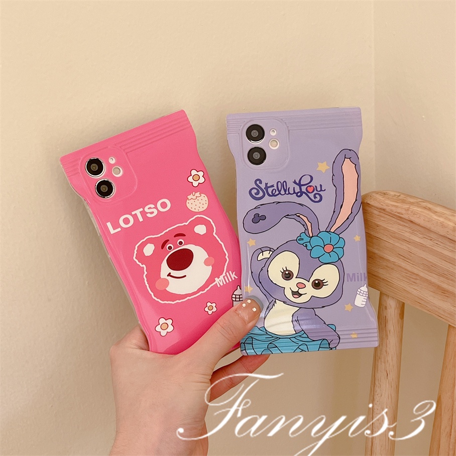 Ốp Điện Thoại TPU Mềm Trong Suốt In Hình Gấu Cho IPhone 14 13 12 11 Pro Max X XR Xs Max 8 7 6 6s Plus SE 2020