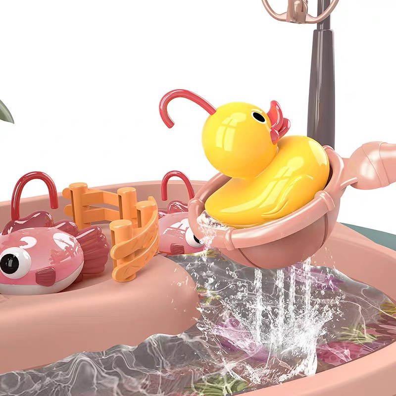 Đồ chơi câu cá Go fishing cao cấp có nhạc và đảo riêng cho bé đi câu