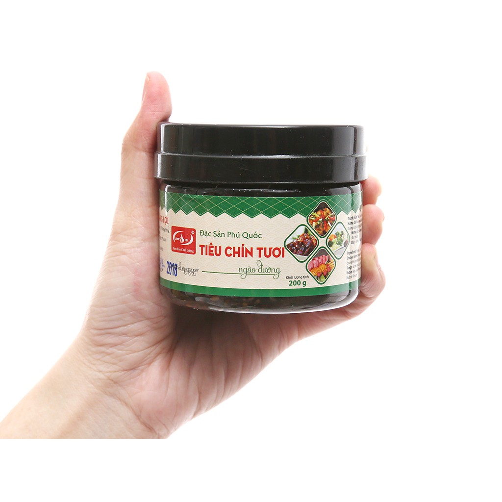 Tiêu Ngào Đường Sáng Lợi, Đặc Sản Phú Quốc, Hũ 200 gram