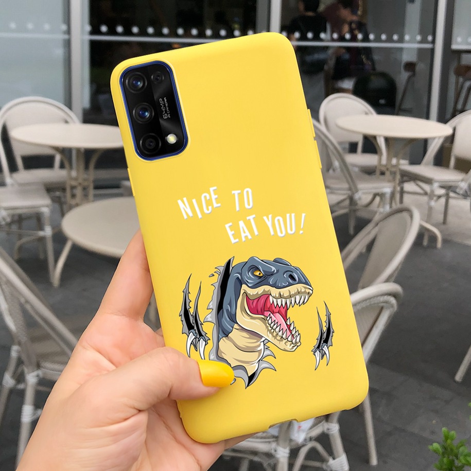 Ốp Điện Thoại TPU Mềm Hình Lông Vũ Cho Realme 7 Pro 4G Realme 7 7Pro X7 Pro 5G 2020