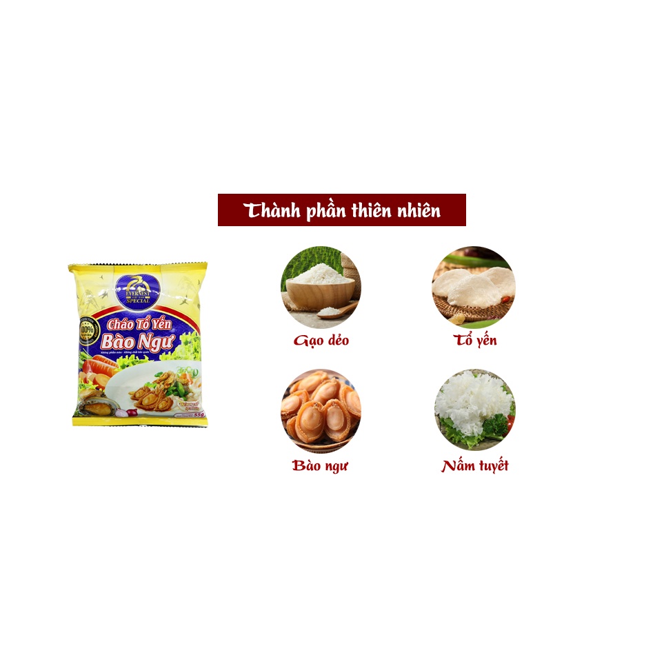 Cháo Tổ Yến Bào Ngư Evernest Special