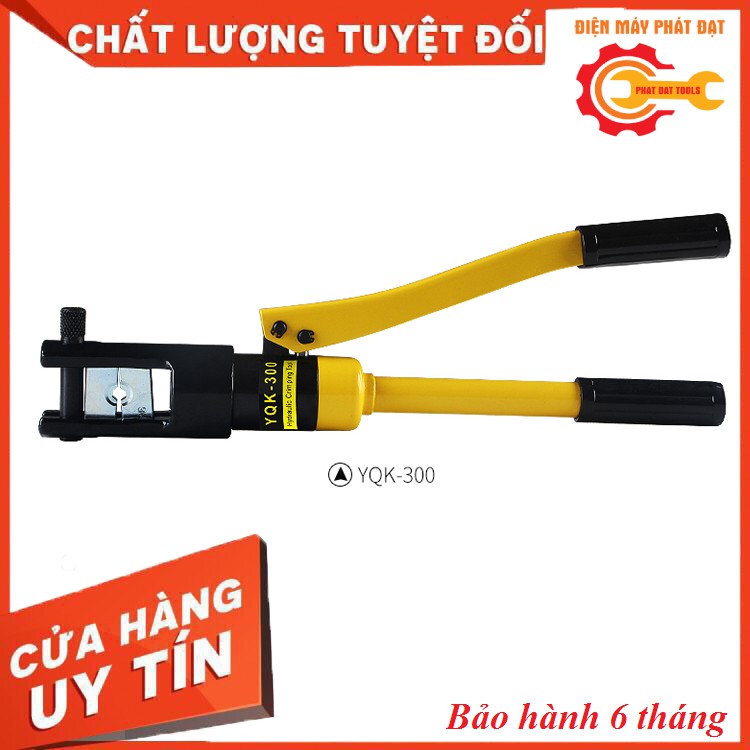 Kìm Bấm Cos Thủy Lực YQK300-Kìm Ép Cốt Thủy Lực YQK300-Bảo hành 6 tháng