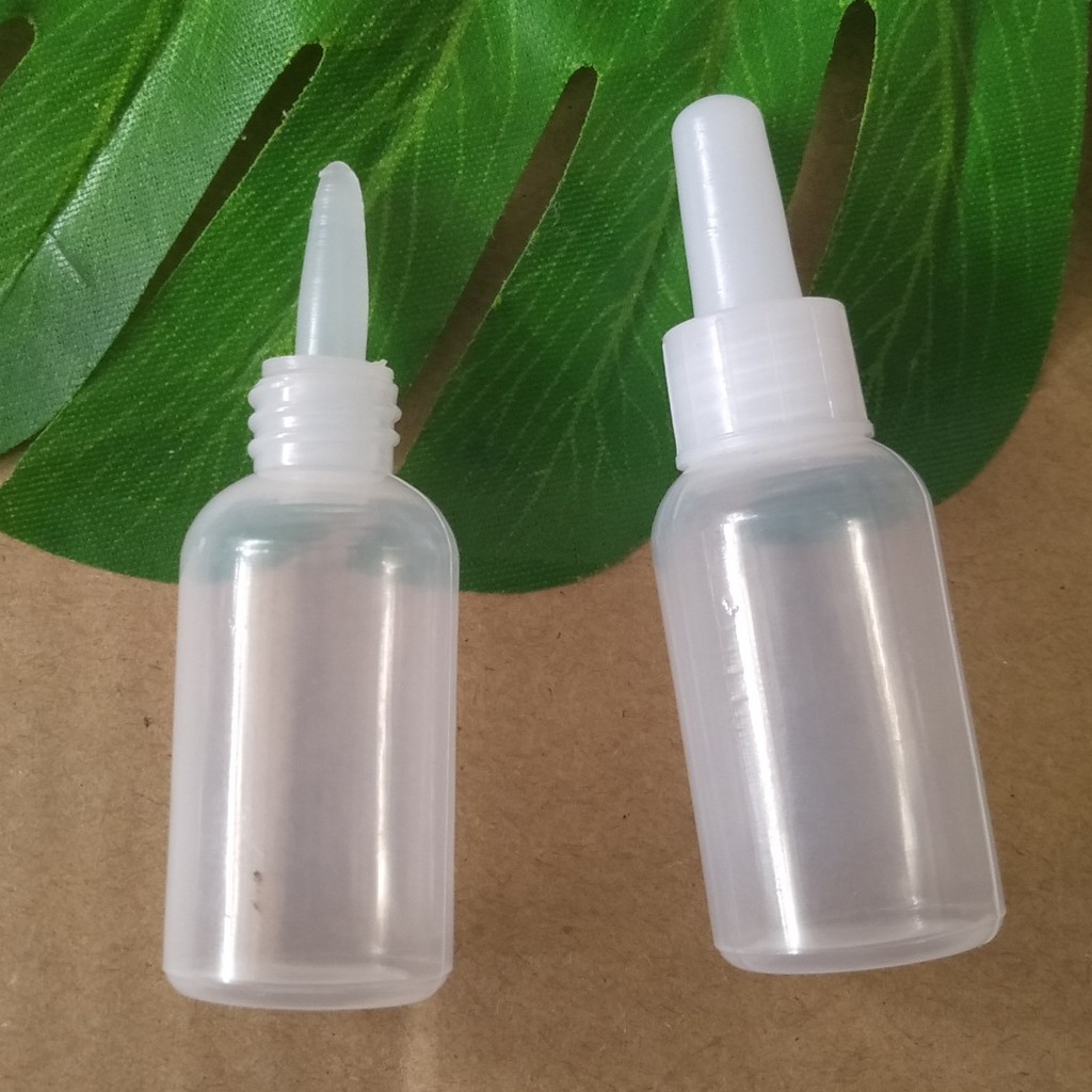 100 Vỏ lọ nhỏ mắt nhựa 5ml 10ml 20ml 30ml 50ml- Chai nhỏ giọt đựng hương liệu, chiết mực, dụng cụ spa