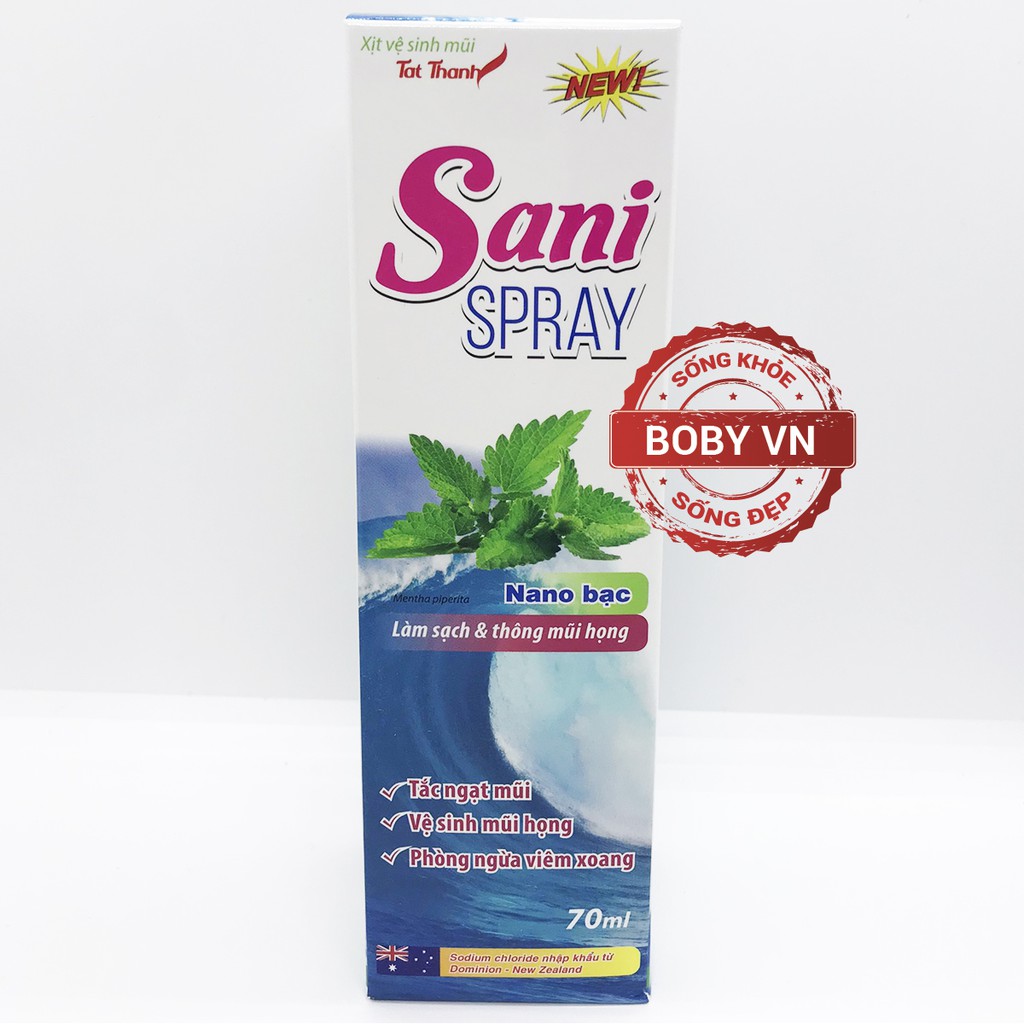 Xịt mũi Sani Spray người lớn 70ml