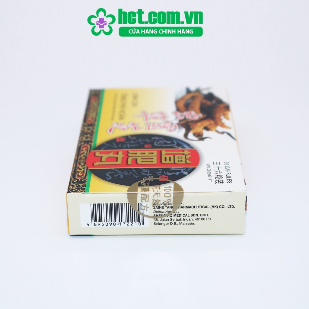 Thảo Mộc Tăng Cân Linh Chi Tăng Phì Hoàn Malaysia Hộp 36 Viên
