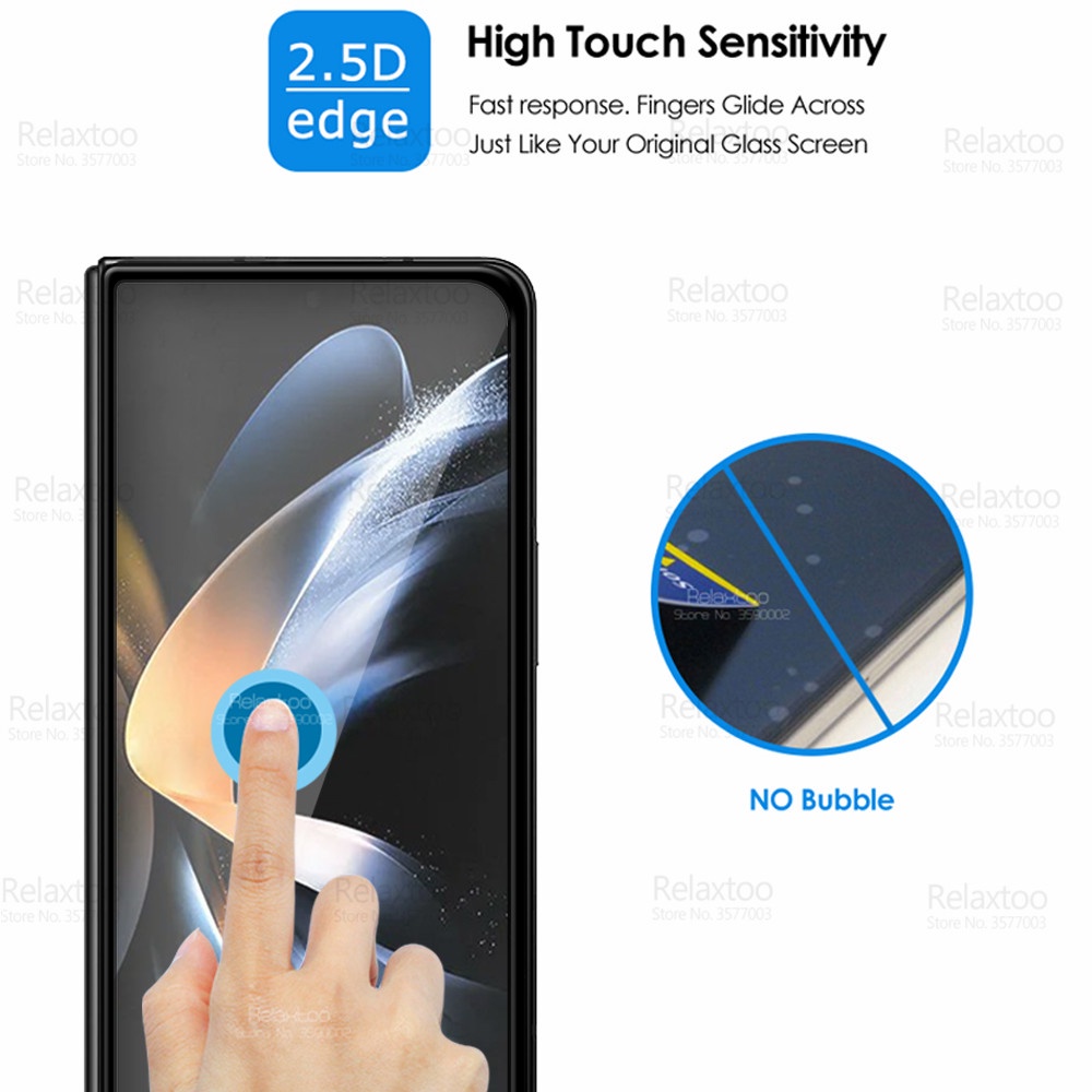 3 Trong 1 Kính Cường Lực Bảo Vệ Màn Hình Cho Samsung Galaxy Z Fold4 Sumsung Z Fold 4 ZFold4 ZFold 4 5G