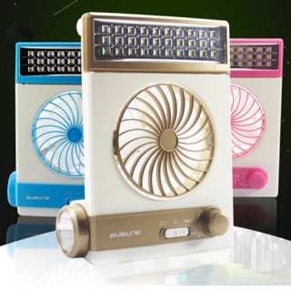 Quạt sạc tích điện mini (sử dụng năng lượng mặt trời có đèn pin)