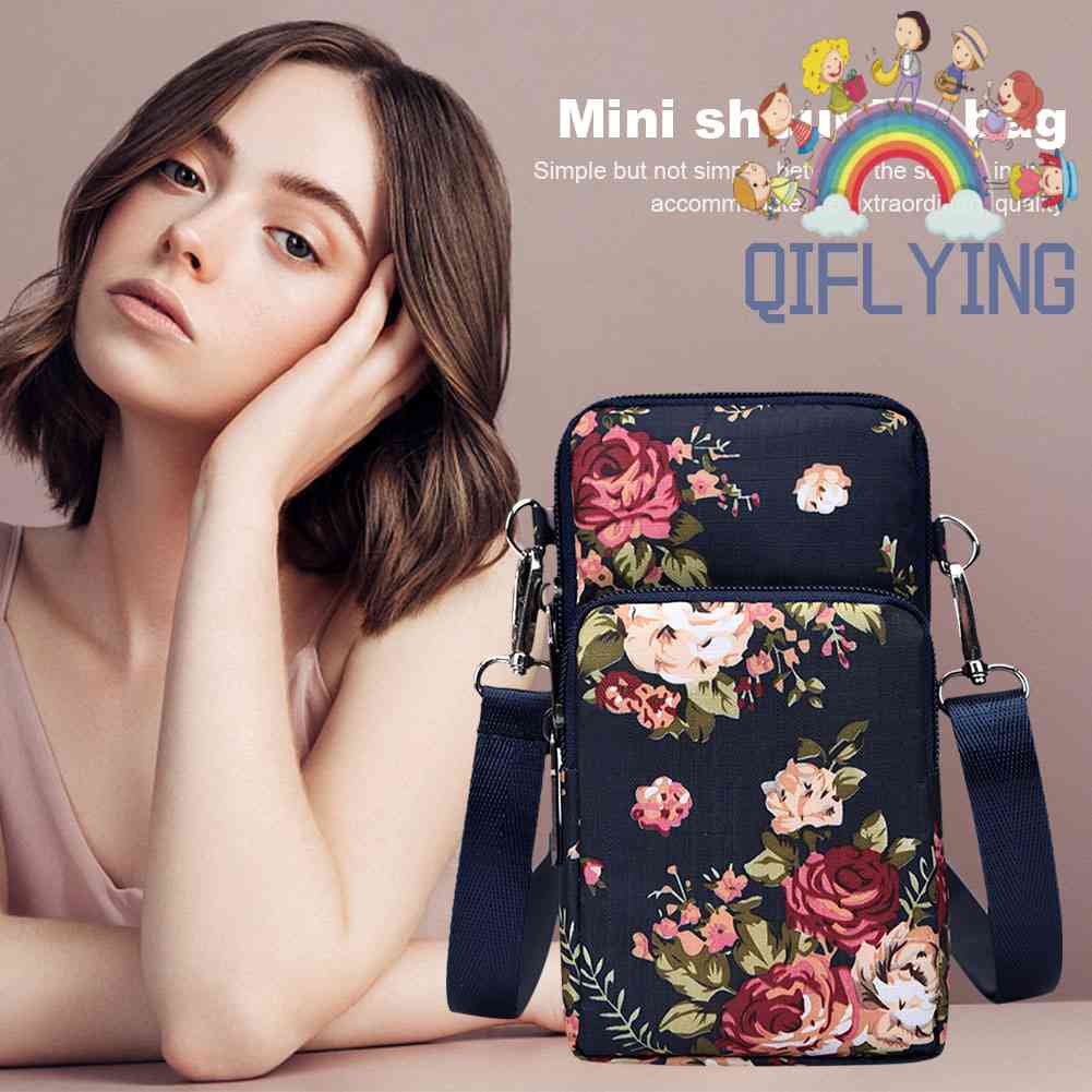 Túi Đeo Chéo Mini Đựng Điện Thoại/Chìa Khóa/Thẻ Thời Trang Cho Nữ
