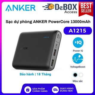 Pin sạc dự phòng ANKER PowerCore 13000mAh - A1215 Bảo hành 18T chính hãng