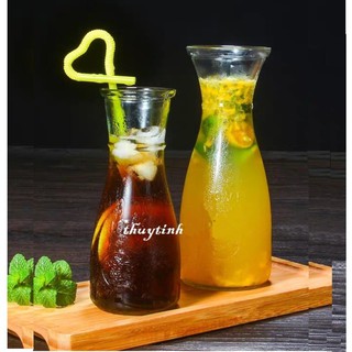 COMBO 5 Ly Thủy Tinh Eo Uống Trà Sữa 350ML - Ly sinh tố