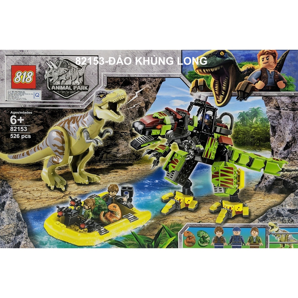 Lego khủng long - Logo khủng long bạo chúa_LEGO